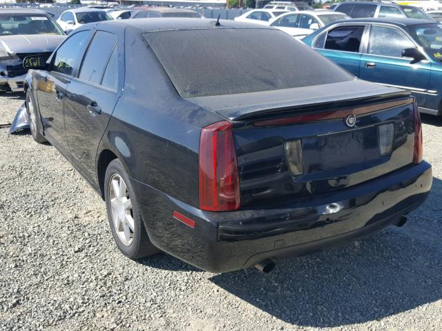 1G6DW677X50170575 - 2005 CADILLAC STS BLACK photo 3