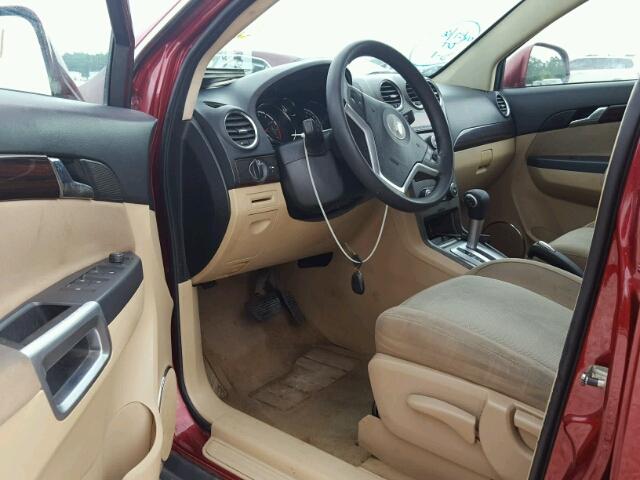 3GSCL33P68S725352 - 2008 SATURN VUE XE BURGUNDY photo 9