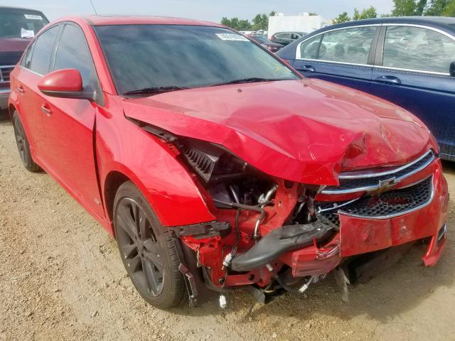 1G1PG5SB7E7399468 - 2014 CHEVROLET CRUZE LTZ RED photo 1