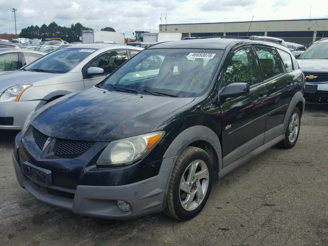 5Y2SL62814Z455785 - 2004 PONTIAC VIBE BLACK photo 2