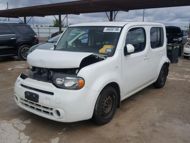 JN8AZ2KR6CT255843 - 2012 NISSAN CUBE BASE WHITE photo 2