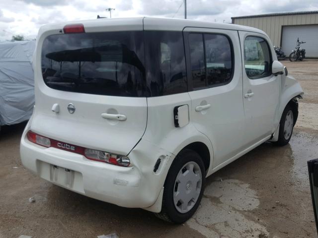 JN8AZ2KR6CT255843 - 2012 NISSAN CUBE BASE WHITE photo 4