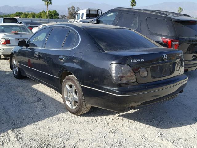 JT8BD68S8Y0113193 - 2000 LEXUS GS 300 BLACK photo 3