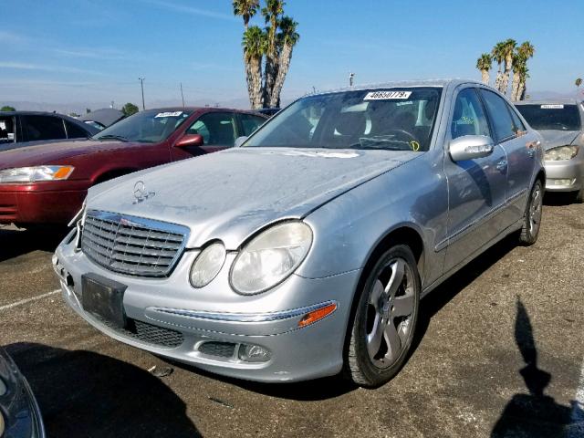 WDBUF56J46A854178 - 2006 MERCEDES-BENZ E 350 SILVER photo 2