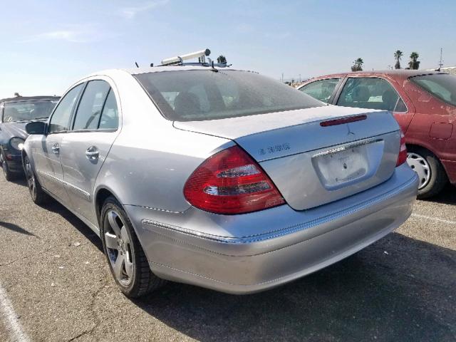 WDBUF56J46A854178 - 2006 MERCEDES-BENZ E 350 SILVER photo 3