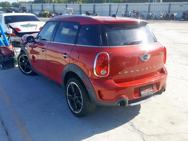 WMWZC3C5XEWP52281 - 2014 MINI COOPER S C RED photo 3