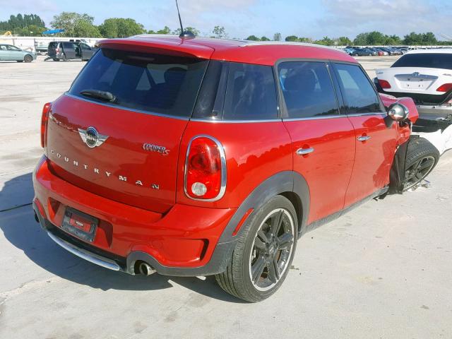 WMWZC3C5XEWP52281 - 2014 MINI COOPER S C RED photo 4