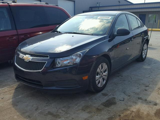 1G1PA5SH2E7487995 - 2014 CHEVROLET CRUZE LS BLUE photo 2