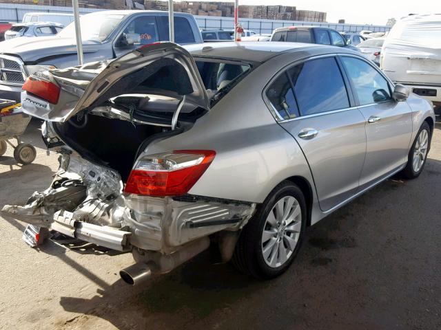 1HGCR2F89EA149960 - 2014 HONDA ACCORD EXL SILVER photo 4