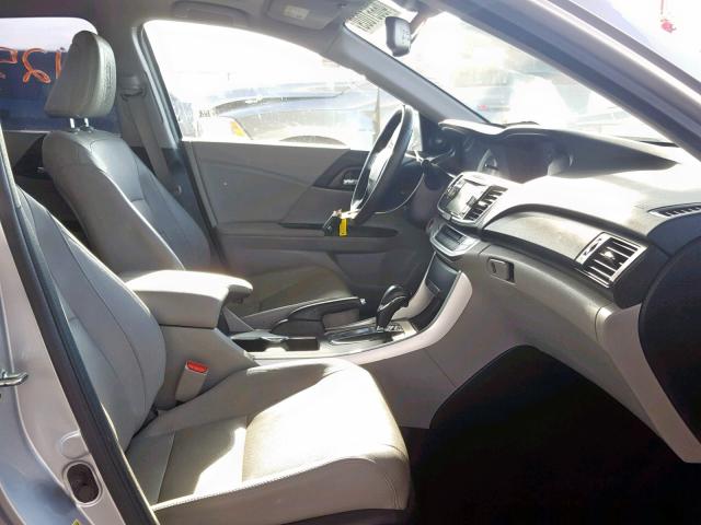 1HGCR2F89EA149960 - 2014 HONDA ACCORD EXL SILVER photo 5