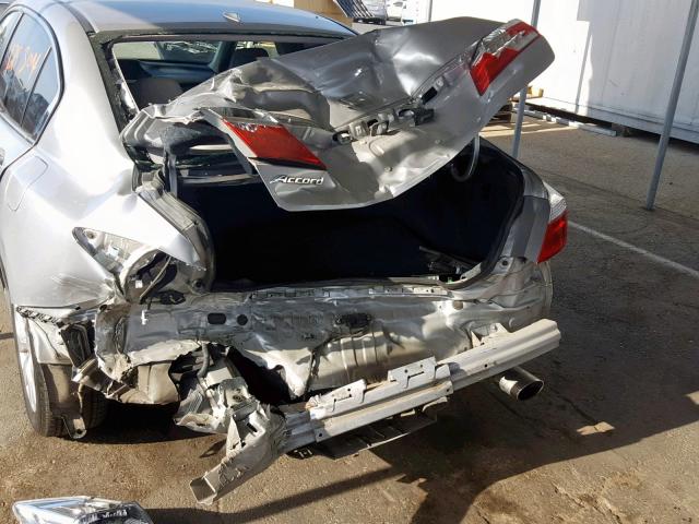 1HGCR2F89EA149960 - 2014 HONDA ACCORD EXL SILVER photo 9