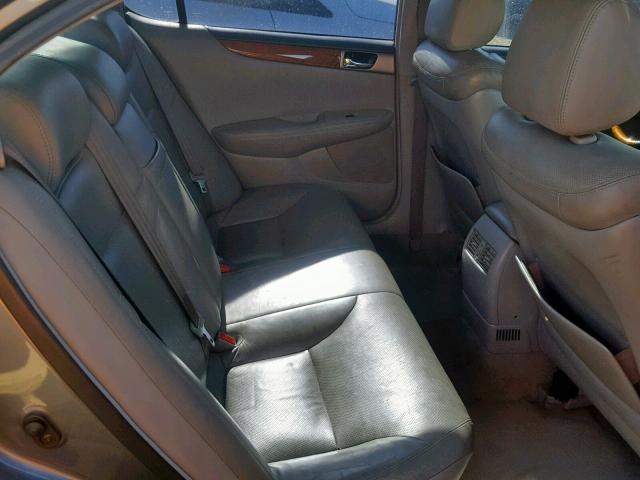 JTHBA30G855100523 - 2005 LEXUS ES 330 GRAY photo 6