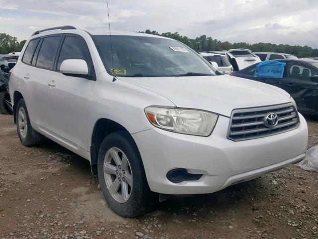 JTEDA41A792003410 - 2009 TOYOTA HIGHLANDER WHITE photo 1