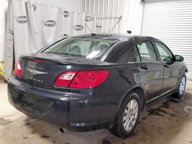 1C3LC46D69N520679 - 2009 CHRYSLER SEBRING LX BLACK photo 4