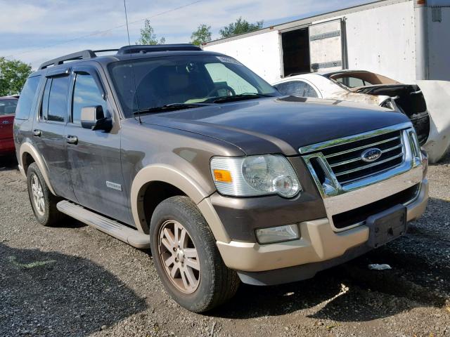 1FMEU64E08UA68897 - 2008 FORD EXPLORER E BROWN photo 1