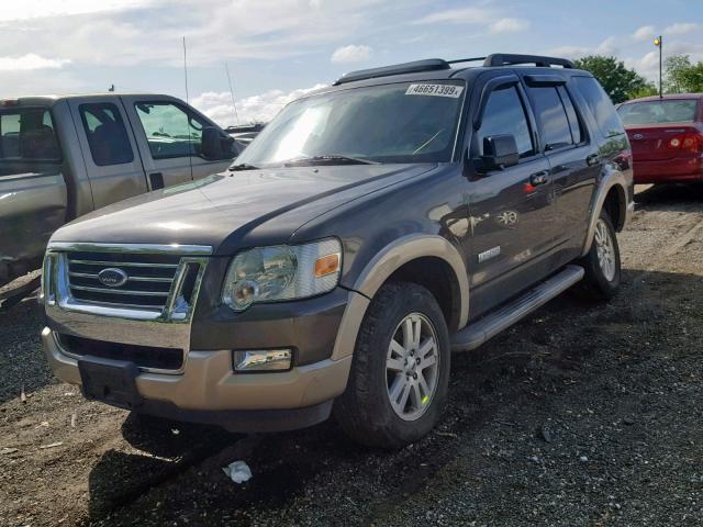 1FMEU64E08UA68897 - 2008 FORD EXPLORER E BROWN photo 2