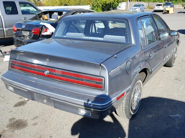 1G4NC54N1KM043091 - 1989 BUICK SKYLARK CU GRAY photo 4