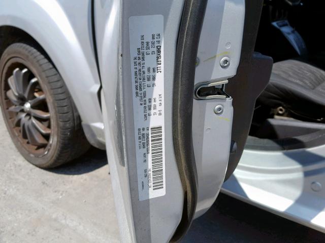 1B3HB28B98D768600 - 2008 DODGE CALIBER SILVER photo 10