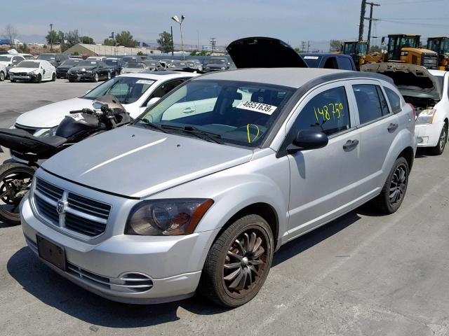 1B3HB28B98D768600 - 2008 DODGE CALIBER SILVER photo 2