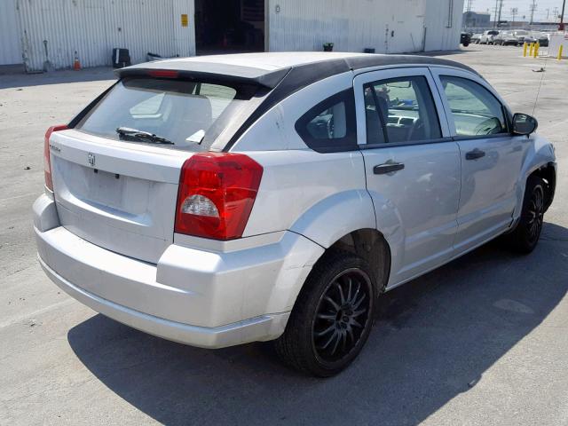 1B3HB28B98D768600 - 2008 DODGE CALIBER SILVER photo 4