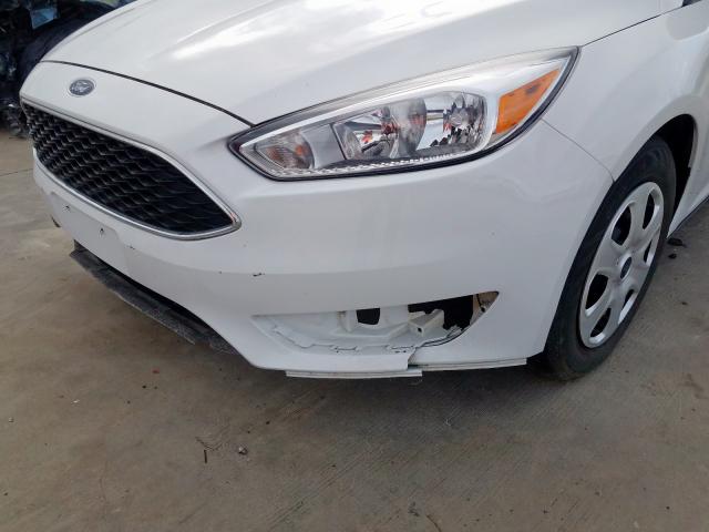 1FADP3E24JL277362 - 2018 FORD FOCUS S WHITE photo 9