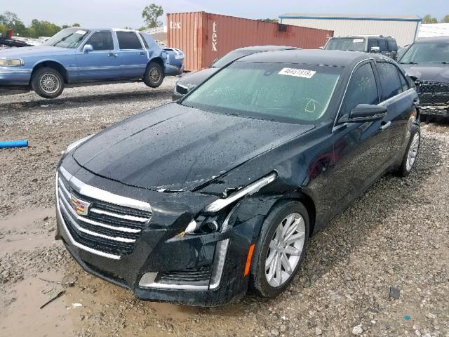 1G6AP5SX9F0143452 - 2015 CADILLAC CTS BLACK photo 2