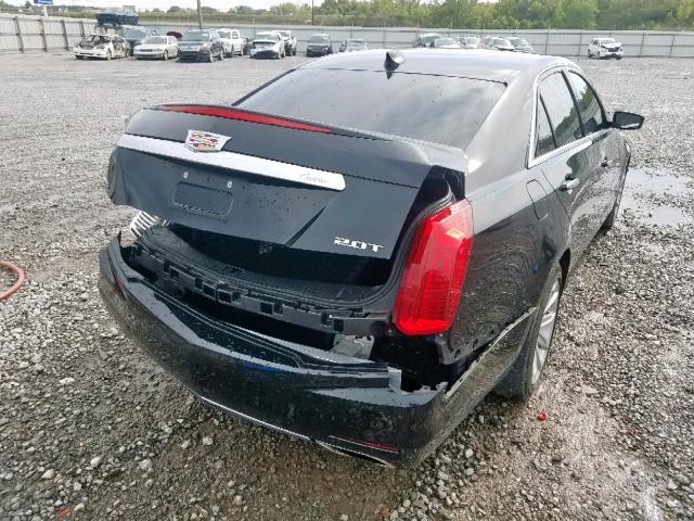 1G6AP5SX9F0143452 - 2015 CADILLAC CTS BLACK photo 4