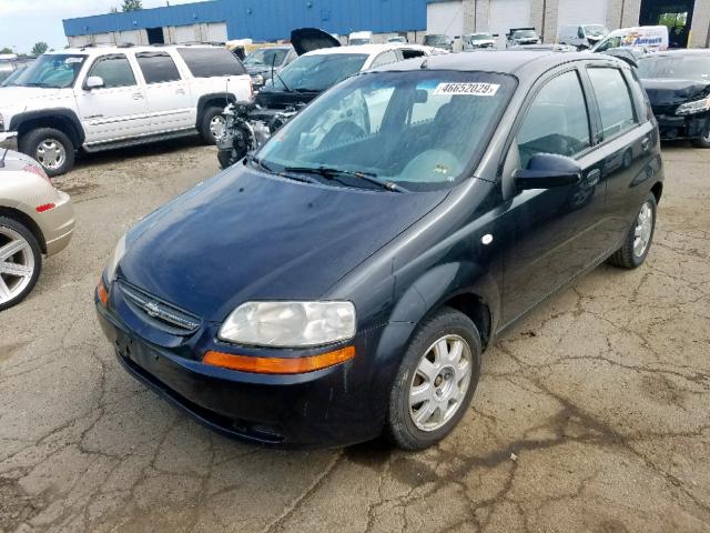 KL1TD62625B478929 - 2005 CHEVROLET AVEO BASE Qara foto 2