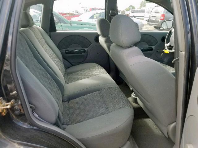 KL1TD62625B478929 - 2005 CHEVROLET AVEO BASE Qara foto 6
