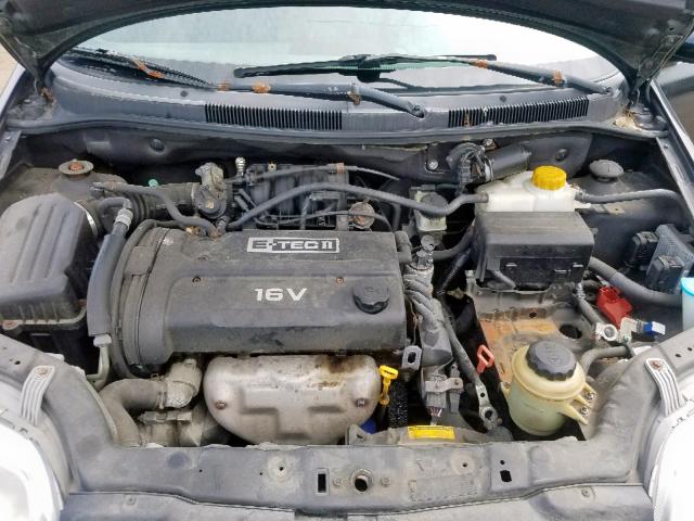 KL1TD62625B478929 - 2005 CHEVROLET AVEO BASE Qara foto 7