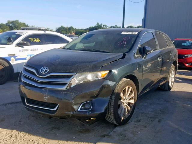 4T3BA3BBXDU041128 - 2013 TOYOTA VENZA LE BLUE photo 2