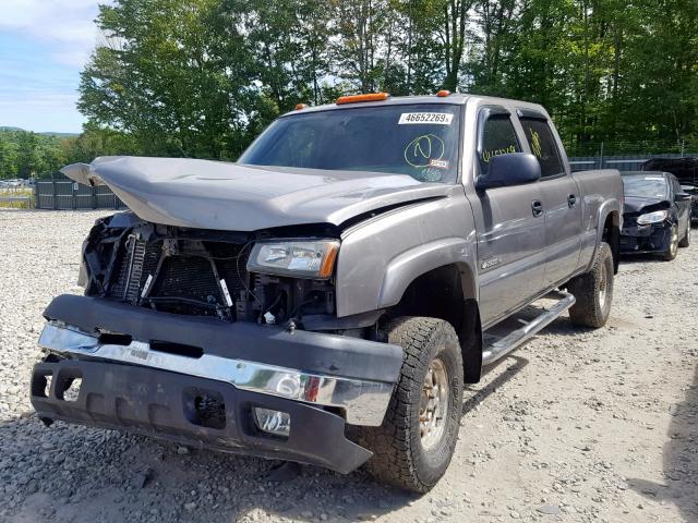 1GCHK23D37F146200 - 2007 CHEVROLET SILVERADO GRAY photo 2