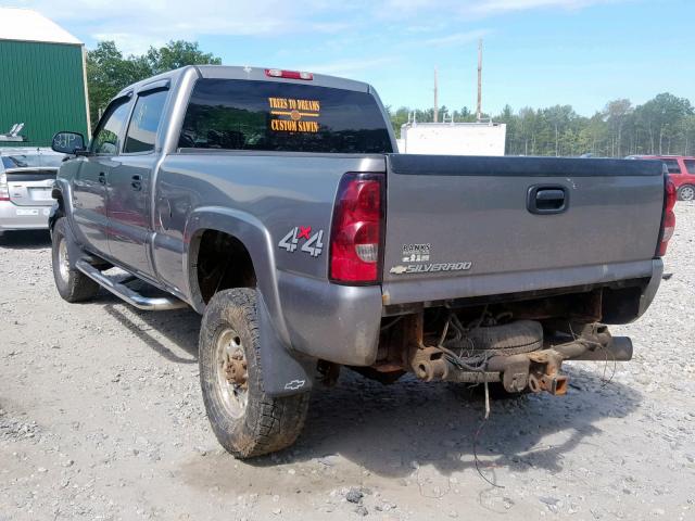 1GCHK23D37F146200 - 2007 CHEVROLET SILVERADO GRAY photo 3