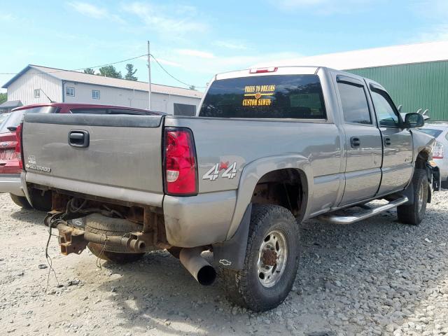 1GCHK23D37F146200 - 2007 CHEVROLET SILVERADO GRAY photo 4