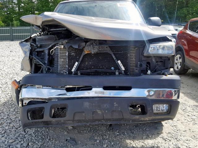 1GCHK23D37F146200 - 2007 CHEVROLET SILVERADO GRAY photo 9