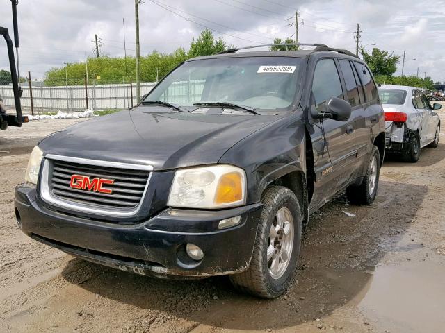 1GKDT13SX32373944 - 2003 GMC ENVOY BLACK photo 2