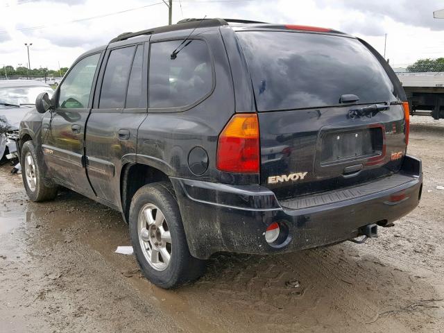 1GKDT13SX32373944 - 2003 GMC ENVOY BLACK photo 3