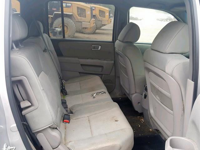 5FNYF48279B053985 - 2009 HONDA PILOT LX SILVER photo 6