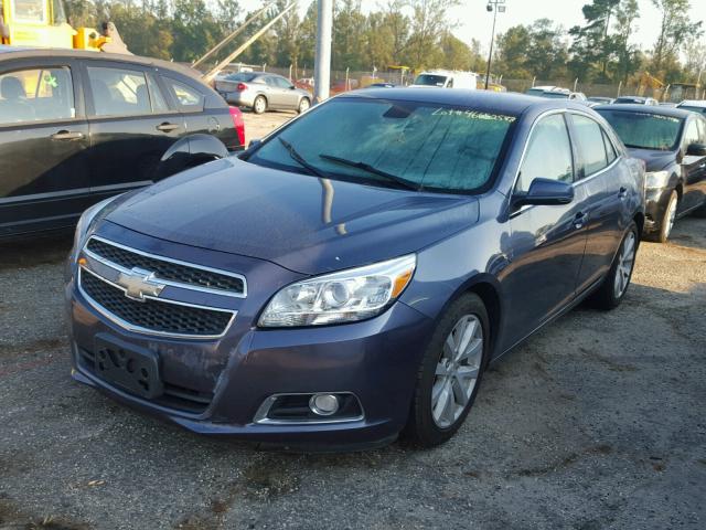 1G11E5SA8DF281131 - 2013 CHEVROLET MALIBU 2LT BLUE photo 2