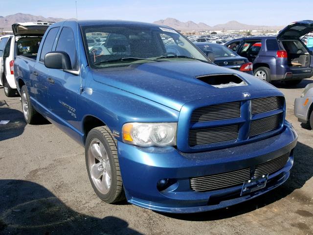 1D7HA18D54S604334 - 2004 DODGE RAM 1500 S BLUE photo 1