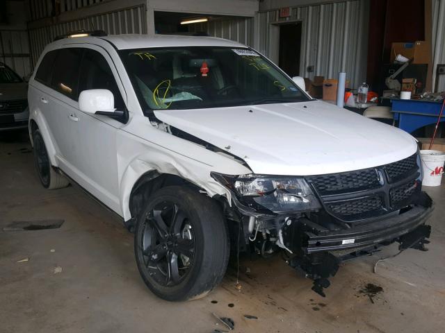 3C4PDCGB5JT288582 - 2018 DODGE JOURNEY CR WHITE photo 1