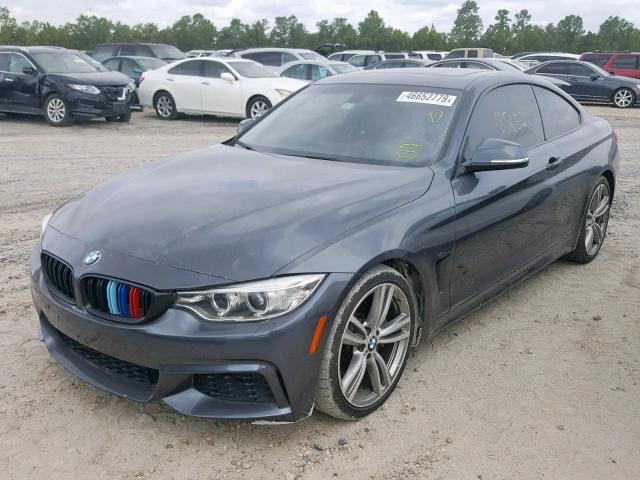 WBA3R1C50EK190472 - 2014 BMW 435 I CHARCOAL photo 2