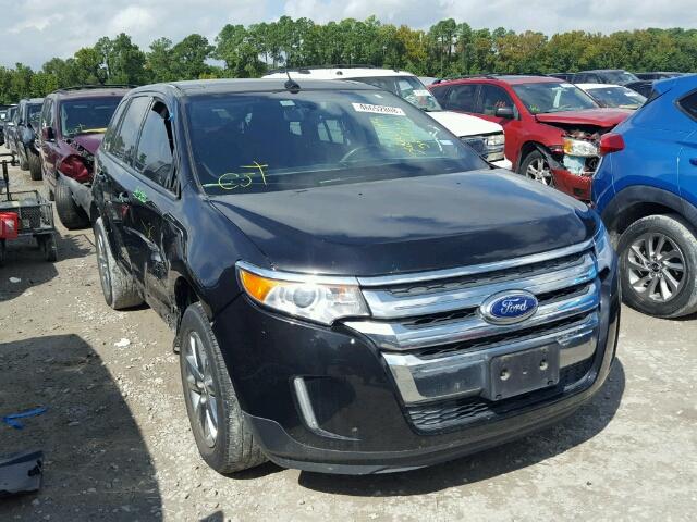 2FMDK3JC2DBE33129 - 2013 FORD EDGE SEL BLACK photo 1