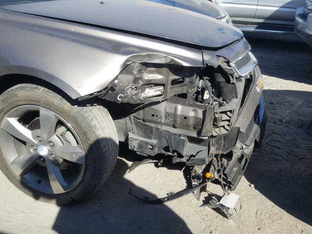 1G1ZC5E08CF253128 - 2012 CHEVROLET MALIBU 1LT BROWN photo 9