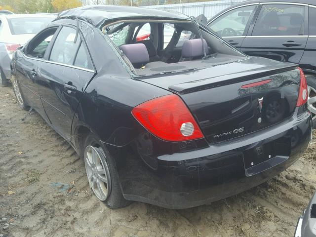 1G2ZF55B564286821 - 2006 PONTIAC G6 SE BLACK photo 3