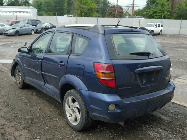 5Y2SM62834Z438094 - 2004 PONTIAC VIBE BLUE photo 3