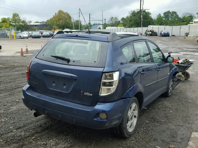 5Y2SM62834Z438094 - 2004 PONTIAC VIBE BLUE photo 4