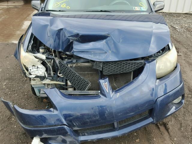 5Y2SM62834Z438094 - 2004 PONTIAC VIBE BLUE photo 7