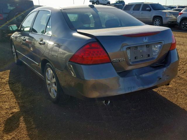 1HGCM66547A077001 - 2007 HONDA ACCORD EX BEIGE photo 3