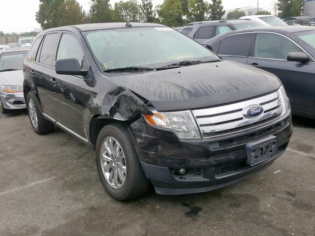 2FMDK3JC1ABB35764 - 2010 FORD EDGE SEL BLACK photo 1